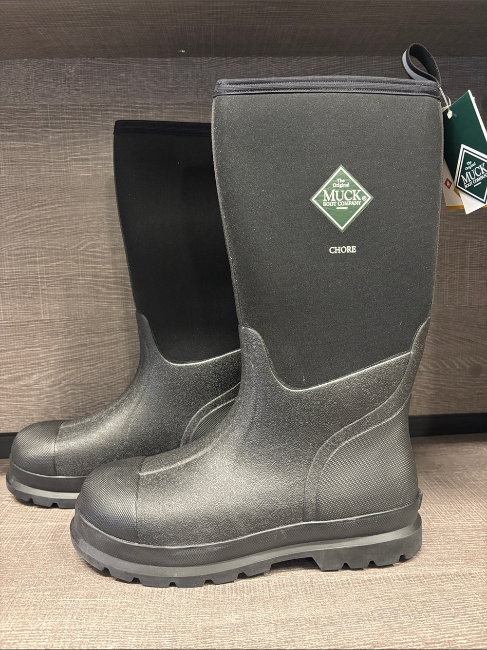 Men's Muck Chore Classic Tall Boot (Black) - Size 11